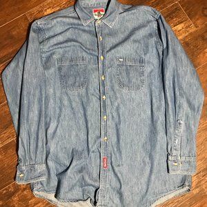 Vintage Blue Denim Marlboro Country Store Men XL